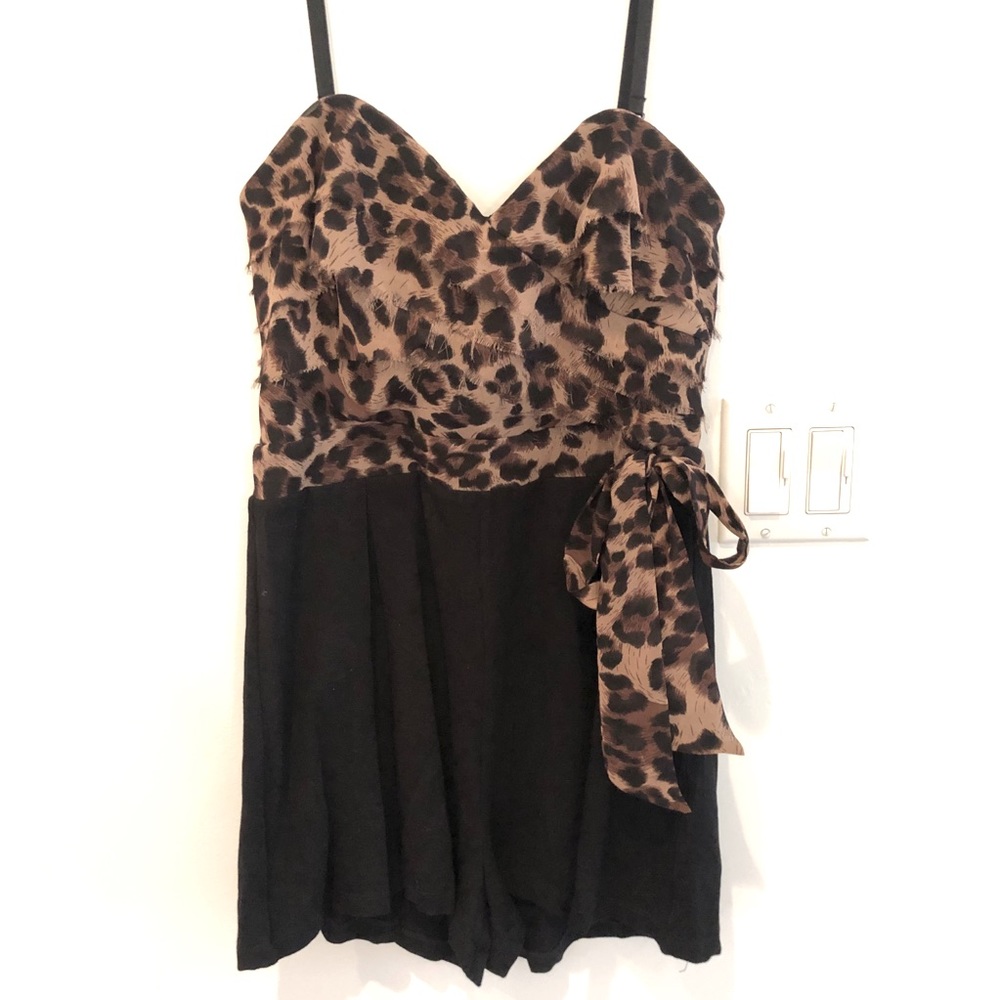 Women’s Lipsy London leopard romper